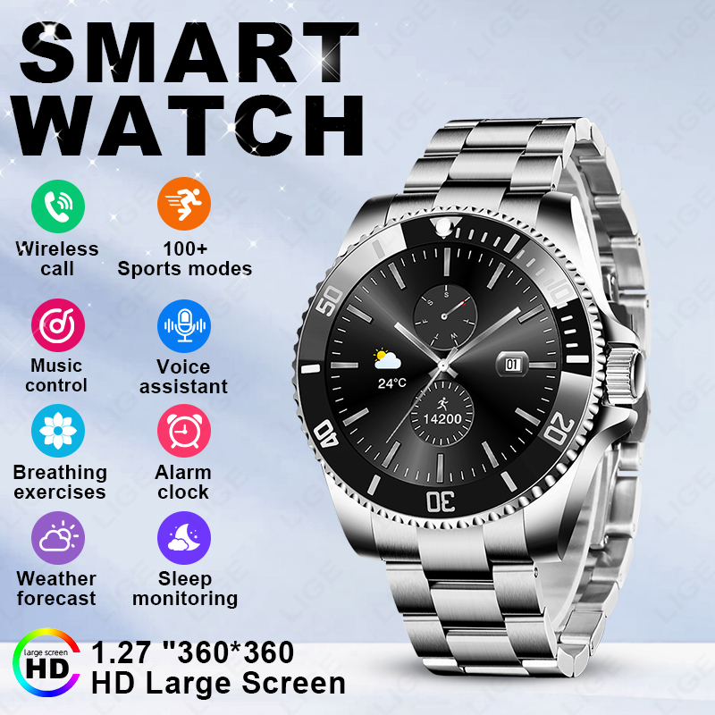 Luxury Watch In The World - Reloj Inteligente LIGE 2026 con Pantalla