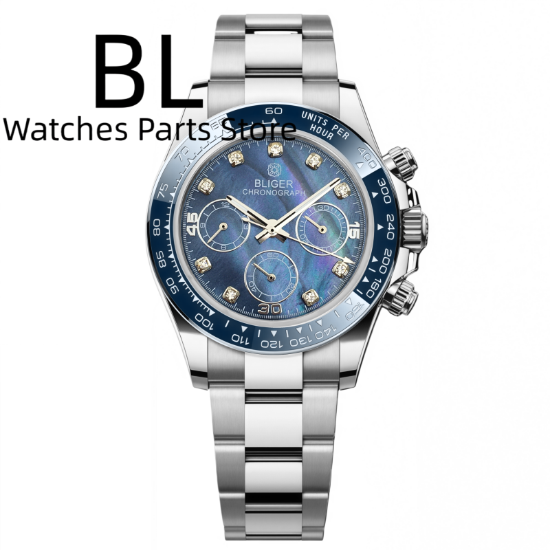 Luxury Watch German - BLIGER 39mm reloj de lujo VK63