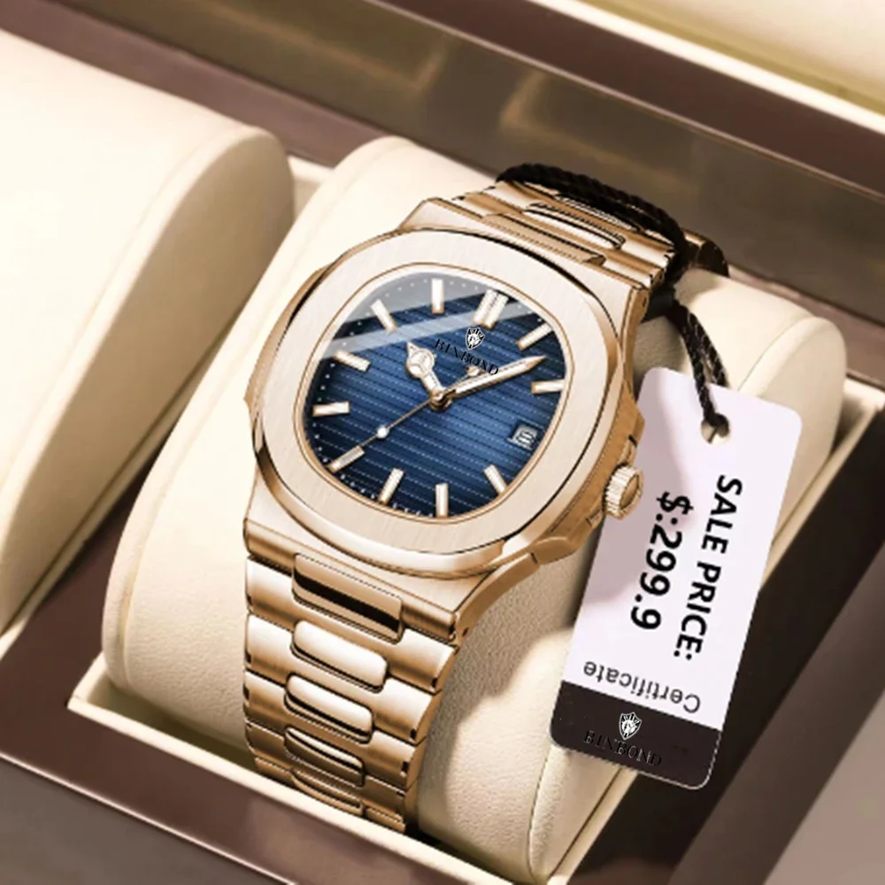 Luxury Watch German - Nuevo reloj suizo informal de oro