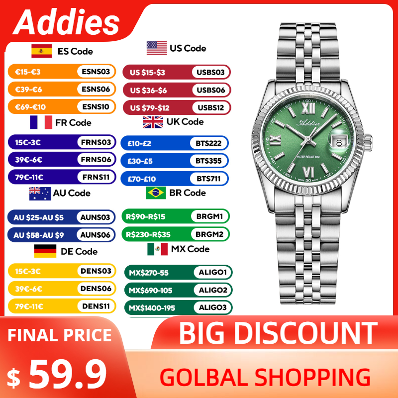Luxury Watch Lady - Reloj de lujo Addies de alta