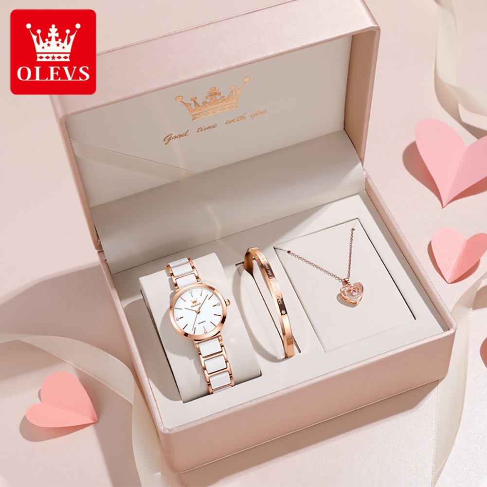 Luxury Watch Lady - OLEVS Reloj de mujer 5877 Reloj