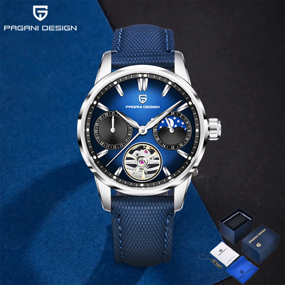 Luxury Watch Leather - 2025Pagani diseño Tourbillon reloj de lujo