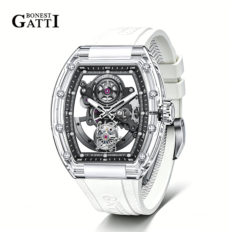 Luxury Watch Brand Tier - Reloj Tourbillon para Hombre BONEST GATTI