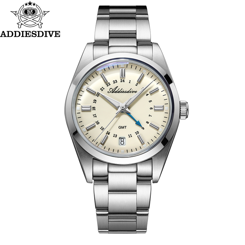 Best Luxury Quartz Watch - ADDIESDIVE marca novedosa 36mm reloj GMT