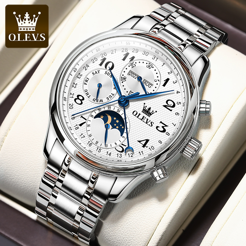 Moonphase Complication Watch - Reloj Mecánico de Lujo Original para