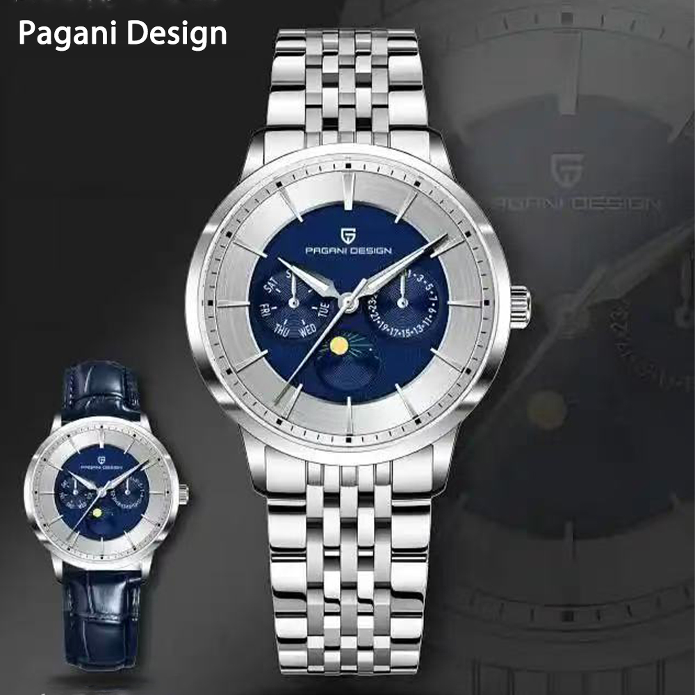 Moonphase Complication Watch - Reloj de Cuarzo Pagani Design 2025
