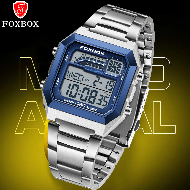 Luxury Watch Square - Reloj de Hombre Digital de Lujo