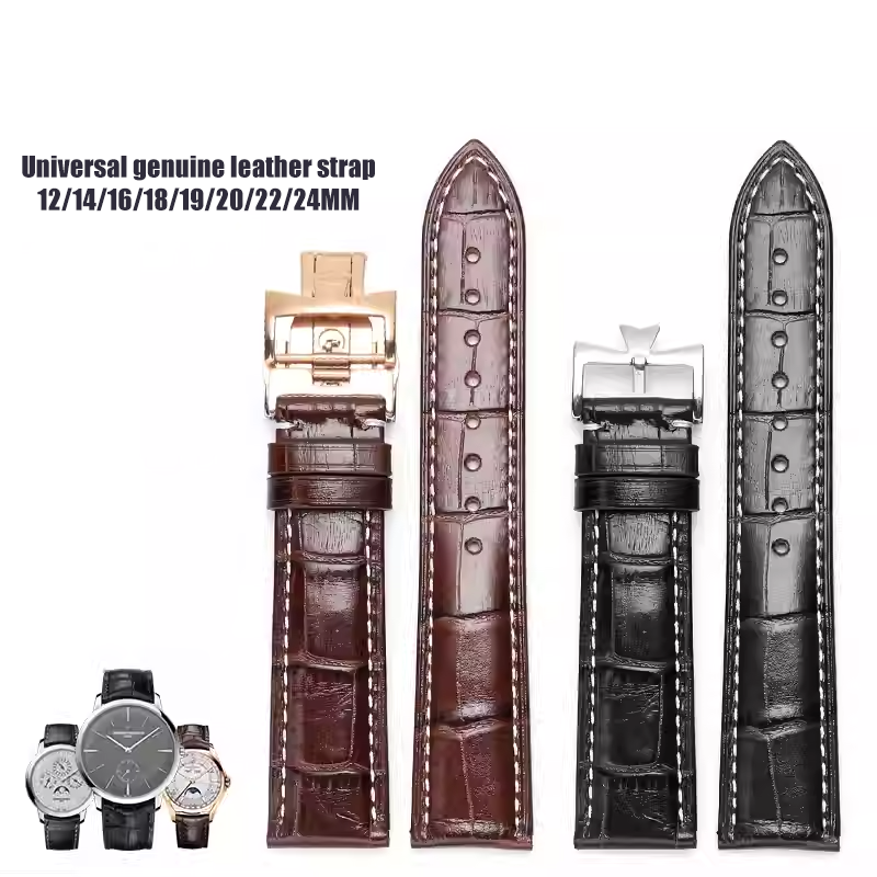 Luxury Watch Constantine - Correa de reloj de cuero genuino