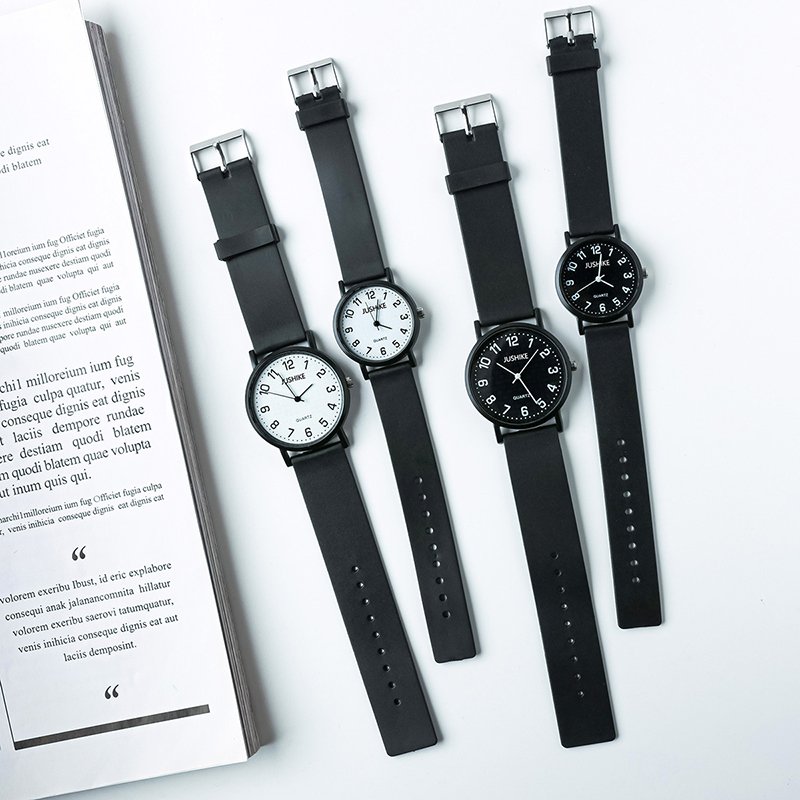 Luxury Watch Lady - Reloj negro Simple, relojes de cuarzo