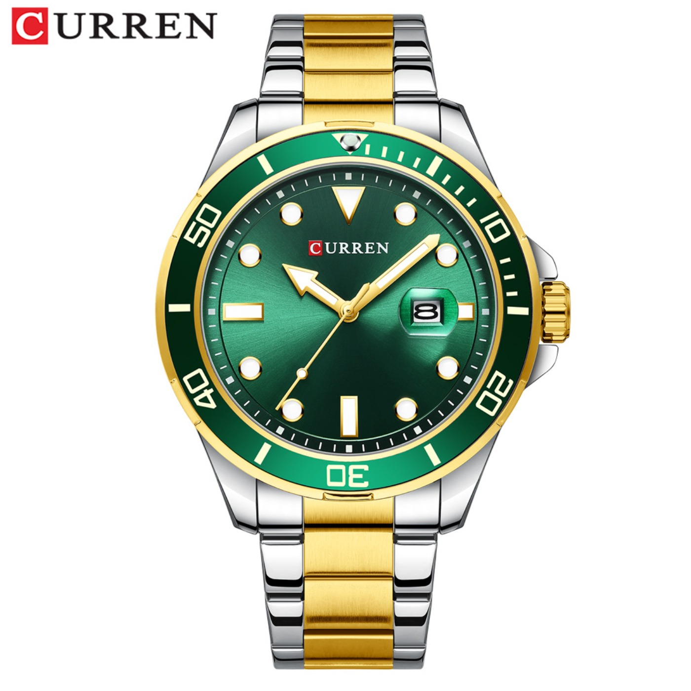 Reloj CURREN de la Serie Green - Luxury Watch Men reseña y precio