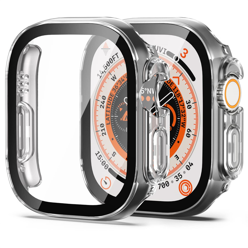 Vidrio + funda para Apple Watc - Luxury Watch Protection Film reseña y precio