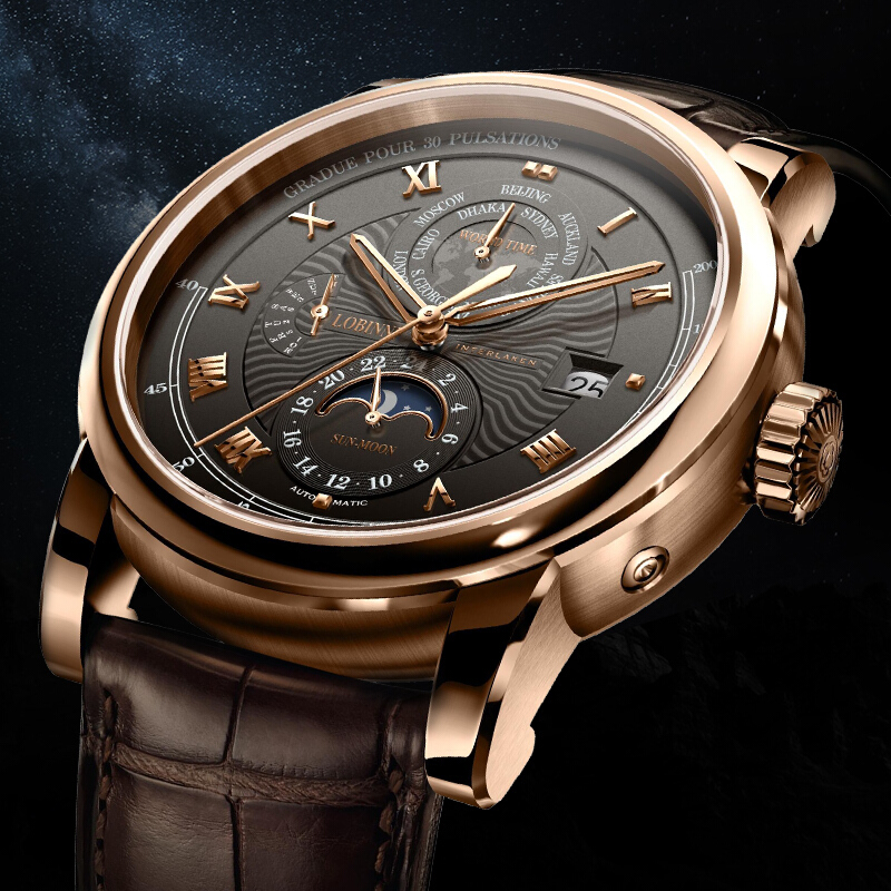 Reloj automático LOBINNI para  - Luxury Watch In The World reseña y precio