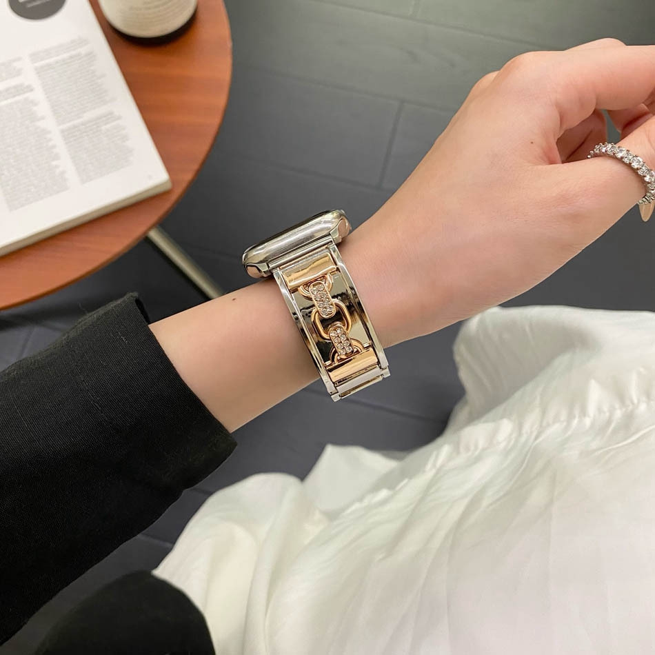 Correa de metal de doble bucle - Luxury Watch German reseña y precio