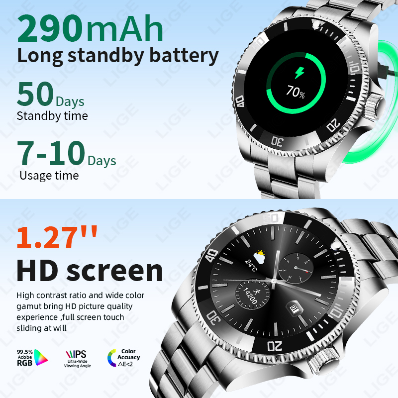 Reloj Inteligente LIGE 2026 co - Luxury Watch In The World reseña y precio
