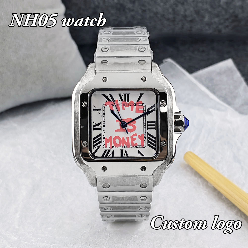 Nuevo reloj cuadrado NH05, rel - Luxury Watch Square reseña y precio