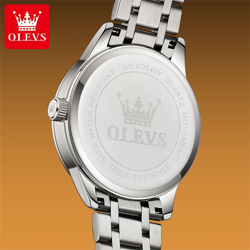 OLEVS Moon Phase relojes para  - Luxury Watch Men reseña y precio