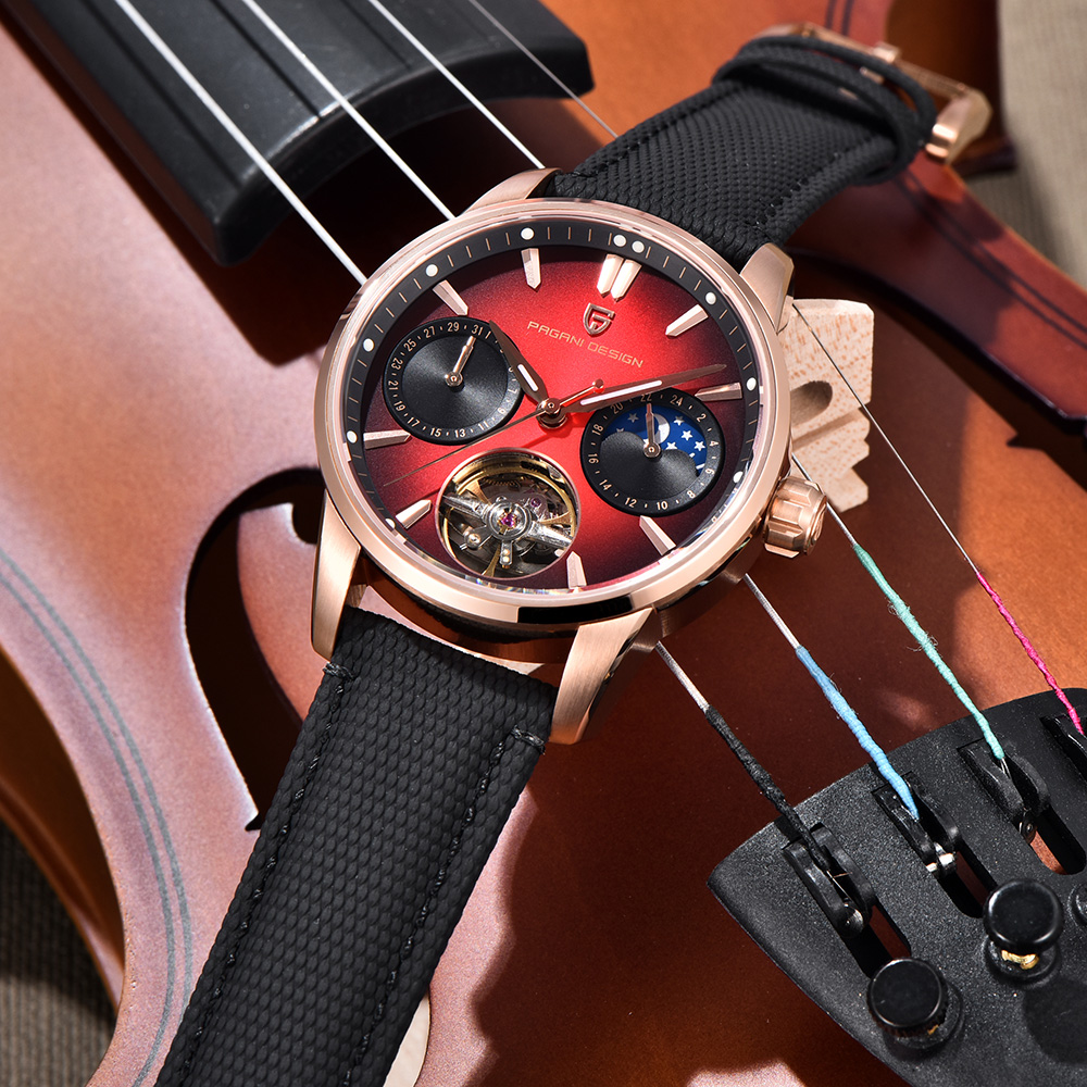 Relojes PAGANI DESIGN 2025, Re - Luxury Watch Leather reseña y precio