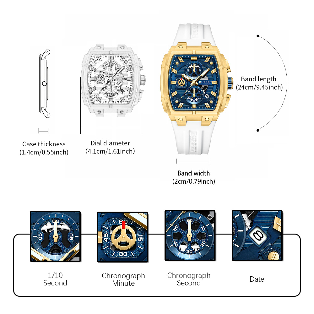 Reloj CURREN de Lujo Vintage p - Quiet Luxury Watch reseña y precio