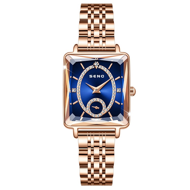 Reloj de cuarzo cuadrado de lu - Luxury Watch In The World reseña y precio