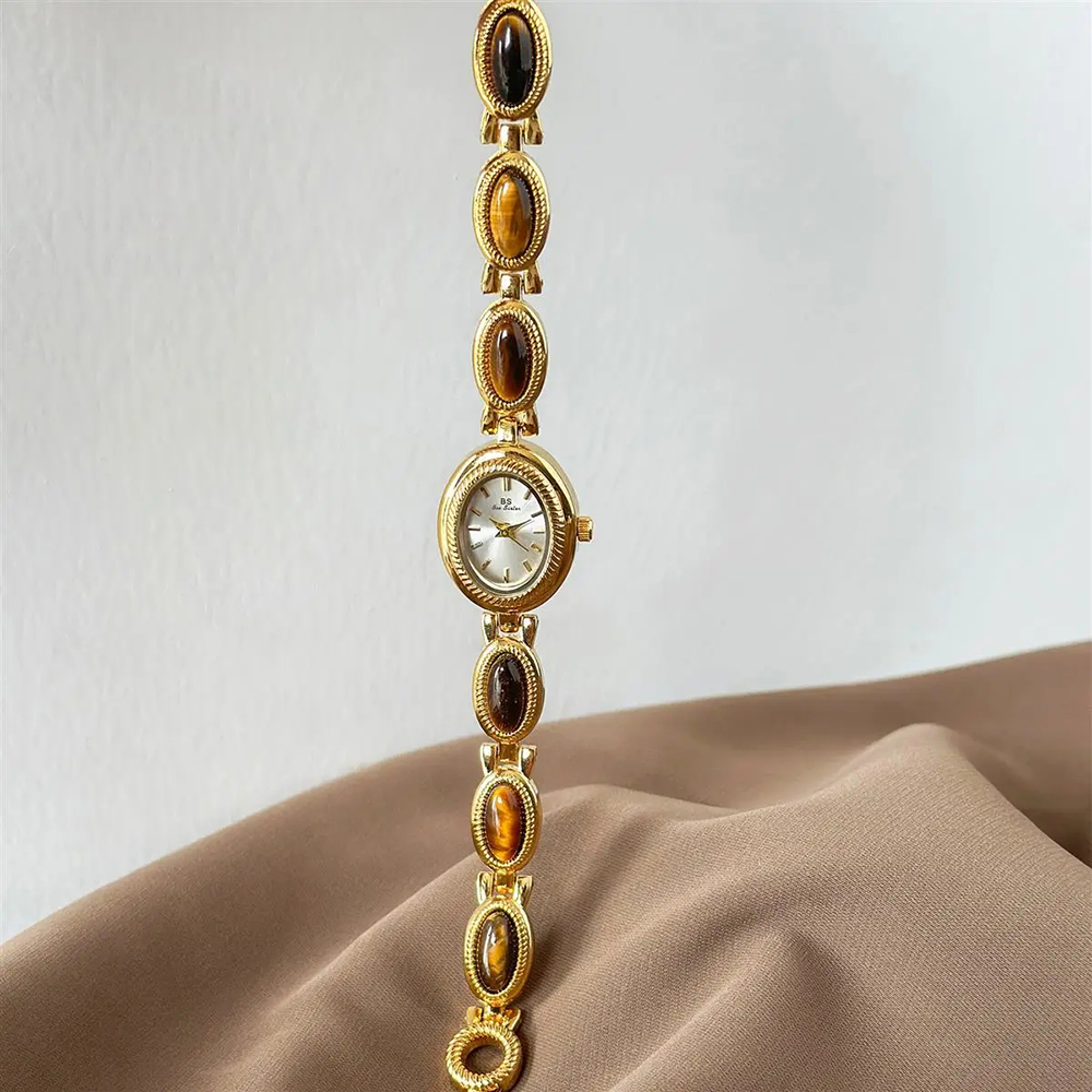 Reloj dorado para mujer, pulse - Quiet Luxury Watch reseña y precio
