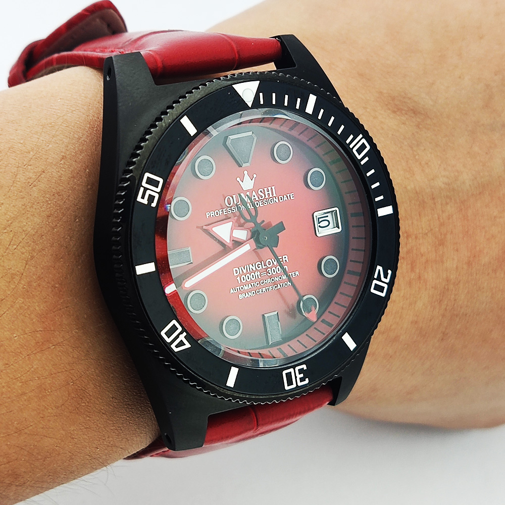 Reloj personalizado de 40.5mm  - Luxury Watch Leather reseña y precio