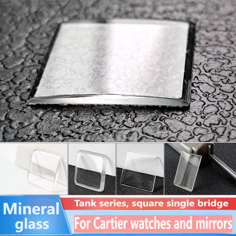 Cristal de puente único cuadra - Cartier Watch Tank reseña y precio