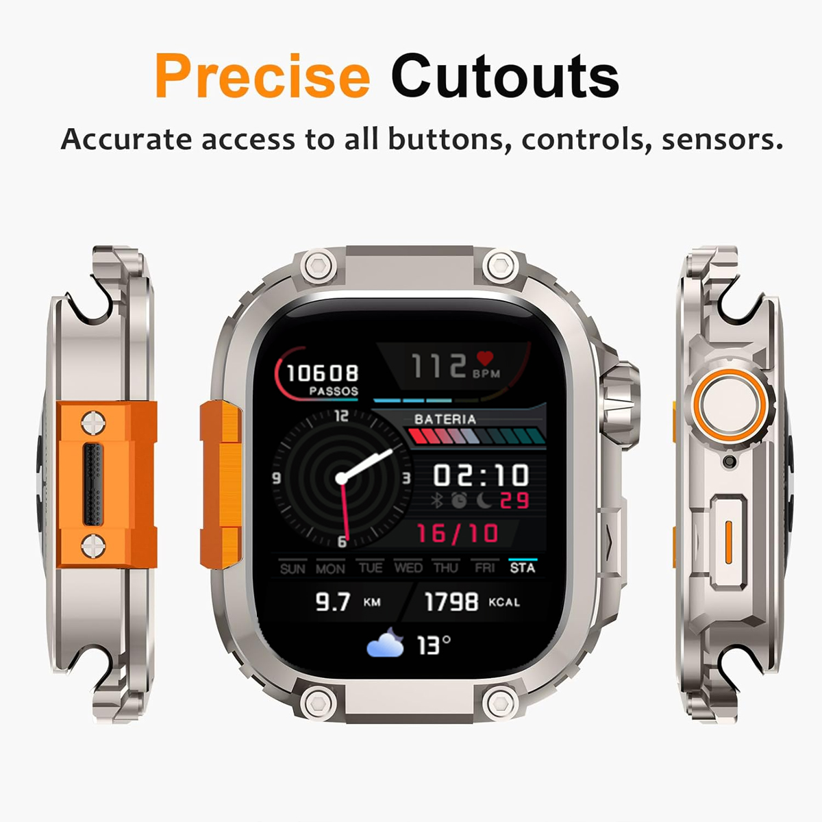 Carcasa de aleación para Apple - Luxury Watch Protection Film reseña y precio
