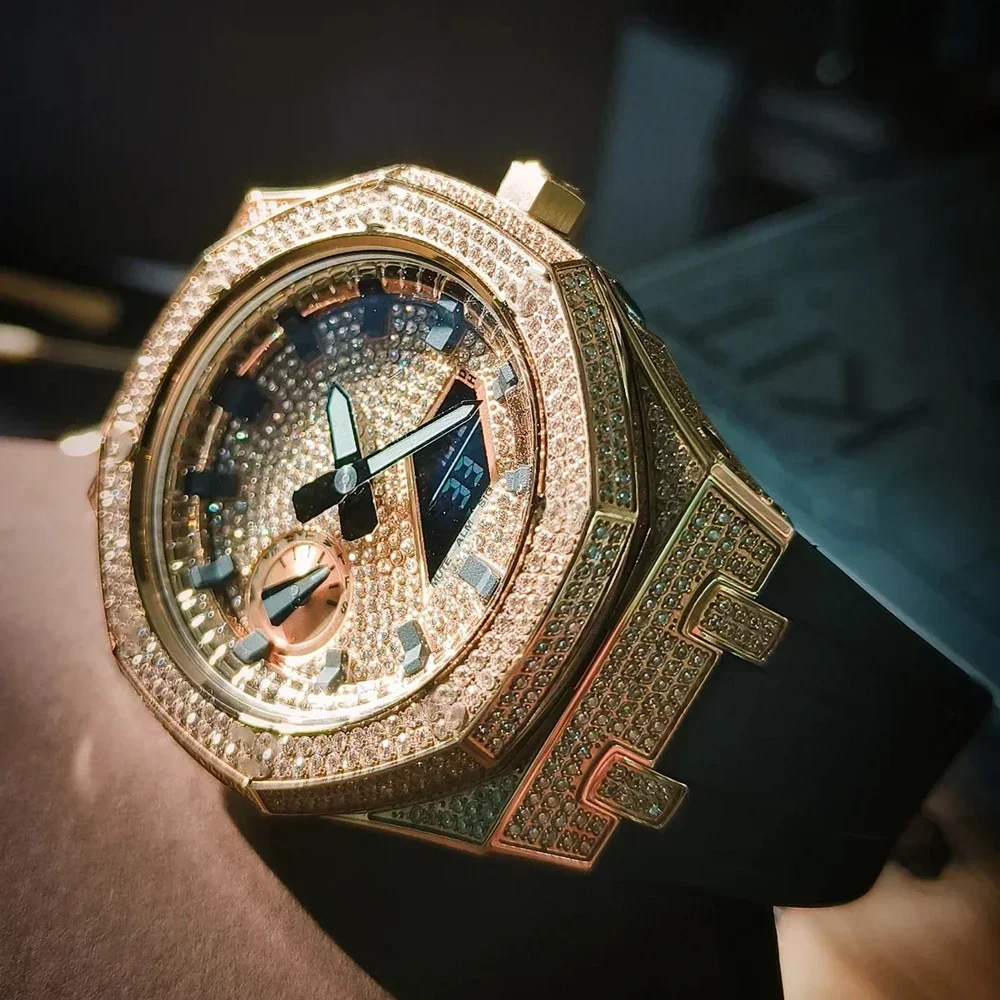 Esfera de reloj de lujo con di - Luxury Watch Repair reseña y precio