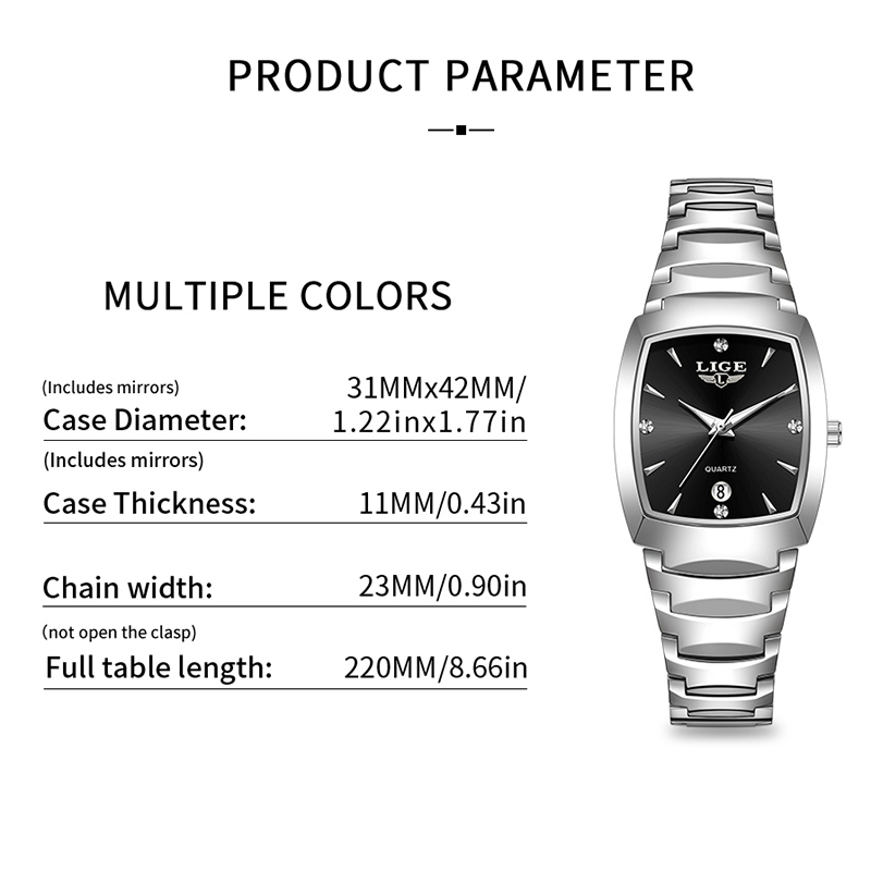 Reloj LIGE para mujer, reloj d - Luxury Watch Lady reseña y precio