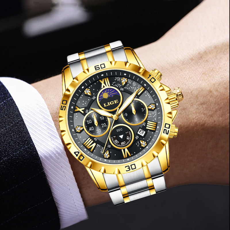 Reloj de cuarzo de lujo para h - Luxury Watch Men reseña y precio