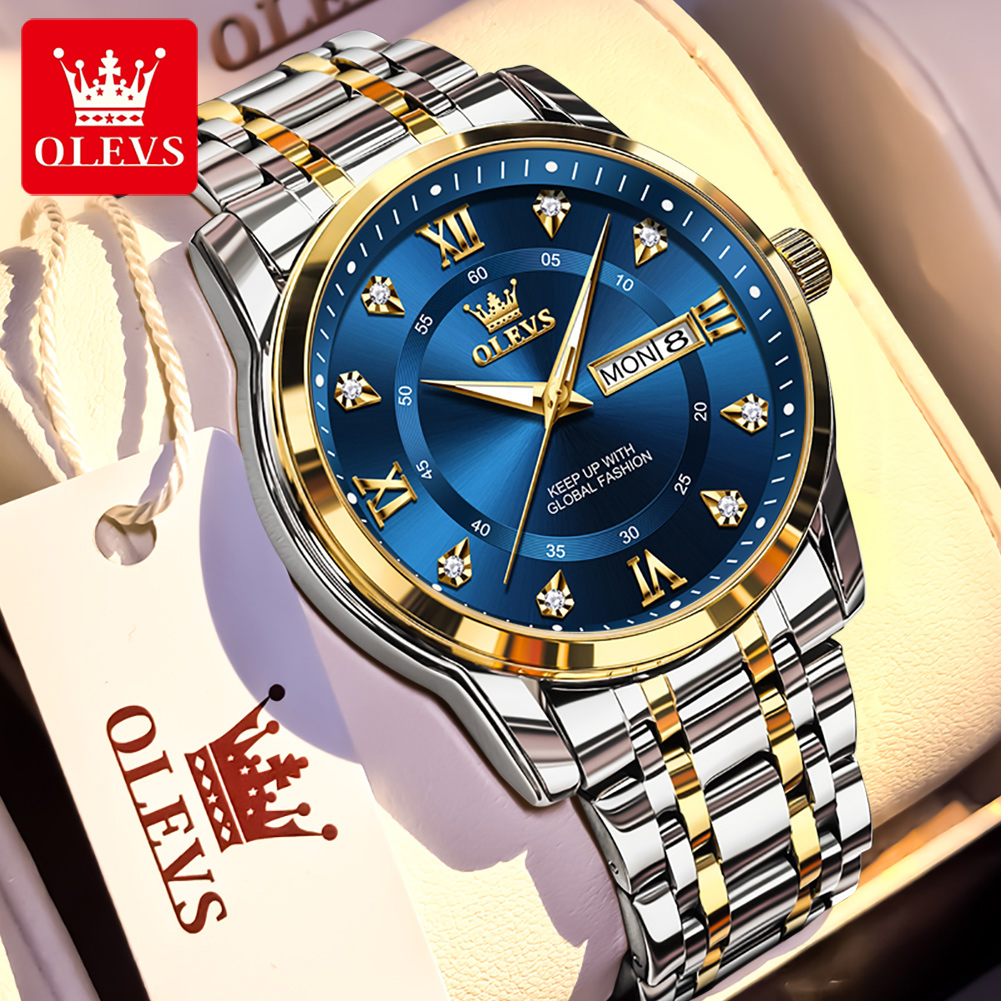 Marca OLEVS, relojes de moda p - Best Luxury Quartz Watch reseña y precio