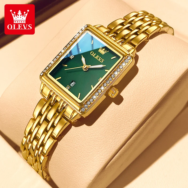 Reloj OLEVS 9995 con Fecha par - Luxury Watch Lady reseña y precio