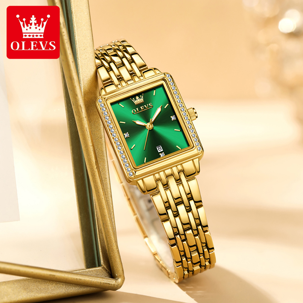 Reloj OLEVS 9995 con Fecha par - Luxury Watch Lady reseña y precio