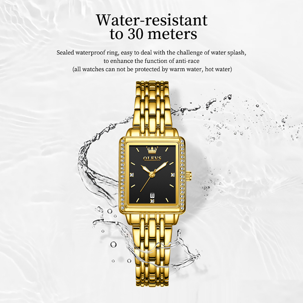Reloj OLEVS 9995 con Fecha par - Luxury Watch Lady reseña y precio