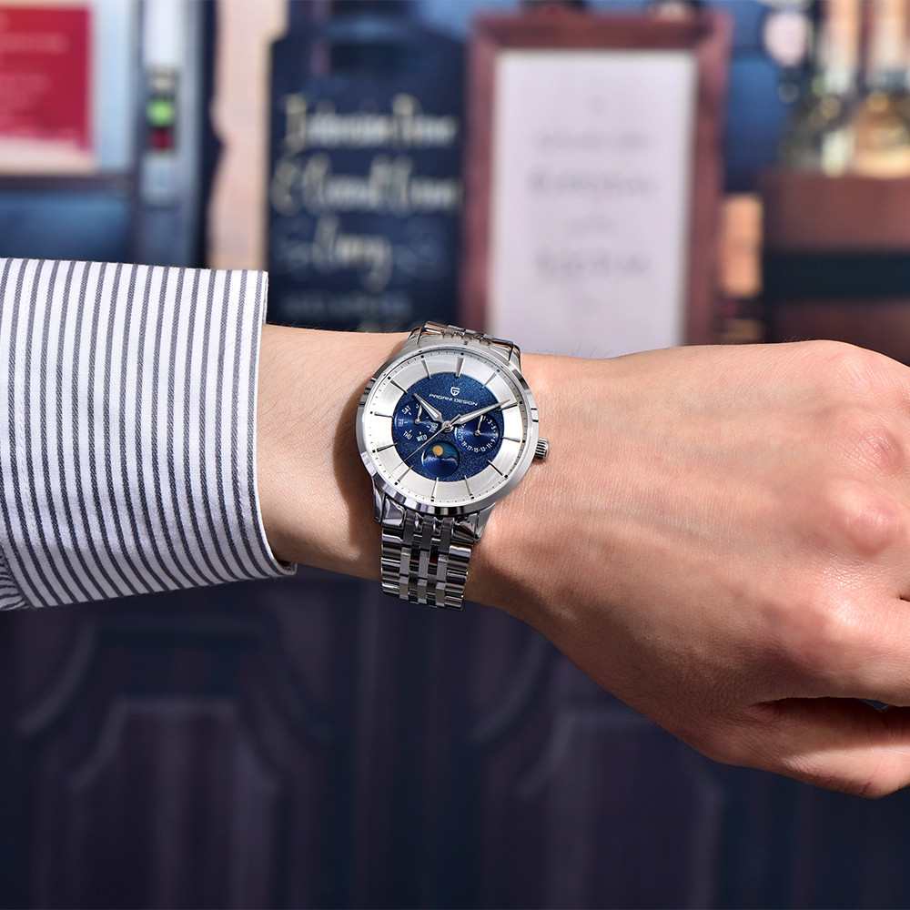 Reloj de Cuarzo Pagani Design  - Moonphase Complication Watch reseña y precio