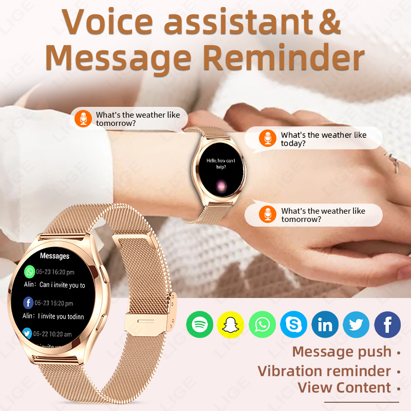 Reloj inteligente LIGE de lujo - Luxury Watch In The World reseña y precio