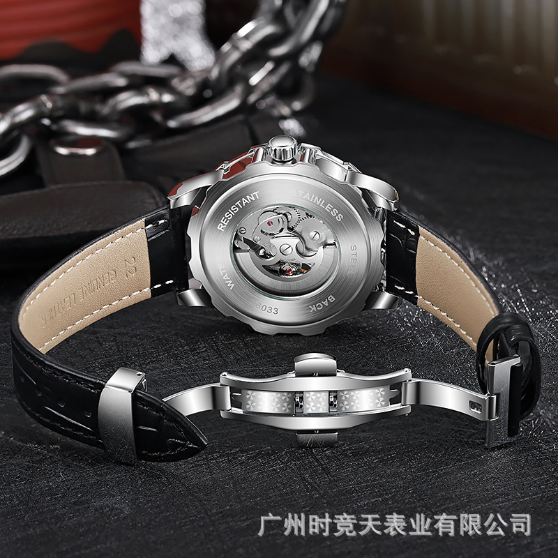 Reloj Automático de Acero Inox - Moonphase Complication Watch reseña y precio