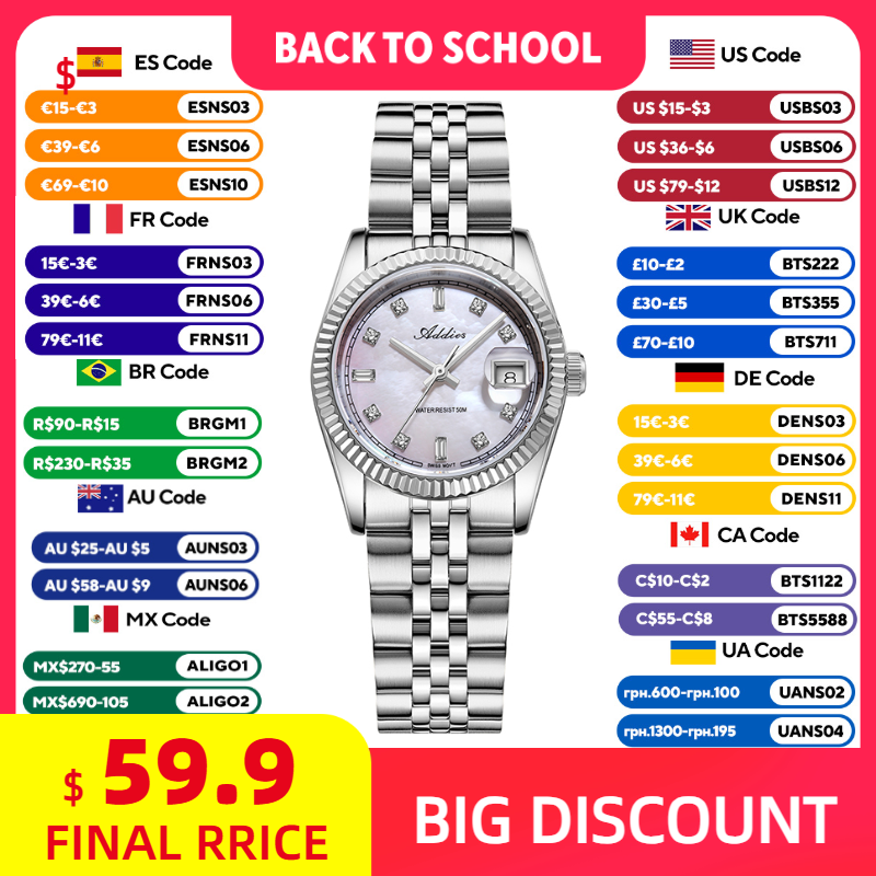 Relojes ADDIES 585 de cuarzo p - Luxury Watch & Jewellery reseña y precio