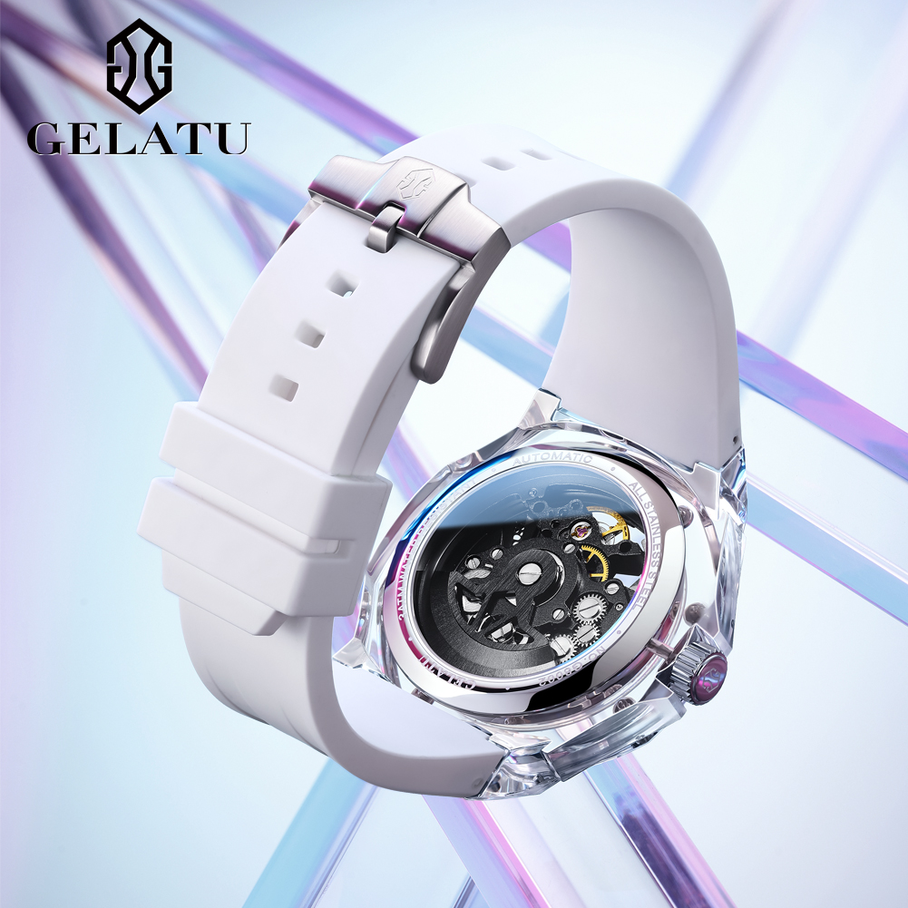 GELATU 8002 reloj mecánico aut - Luxury Watch Leather reseña y precio